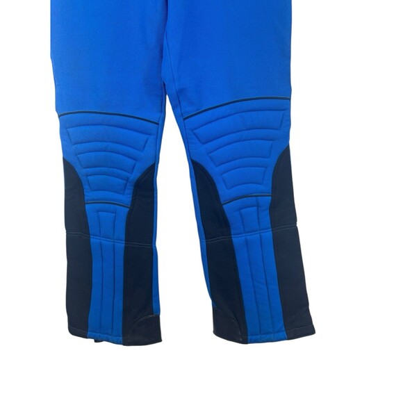 VTG 80s Profile Men’s Size 28 Blue Black Ski Pants Hong Kong Nylon Wool Stirrups - Picture 2 of 16